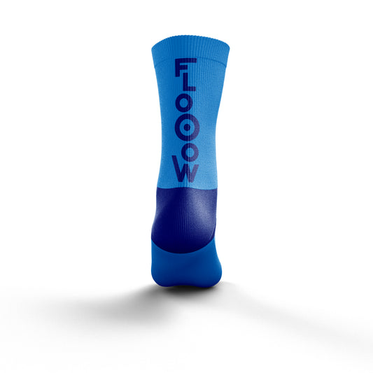 Multisport Medium Cut Socks - Flooow light blue & electric blue
