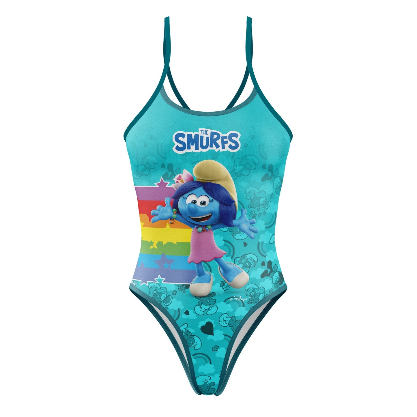 Women's swimsuit - Smurfs Rainbow (Outlet)