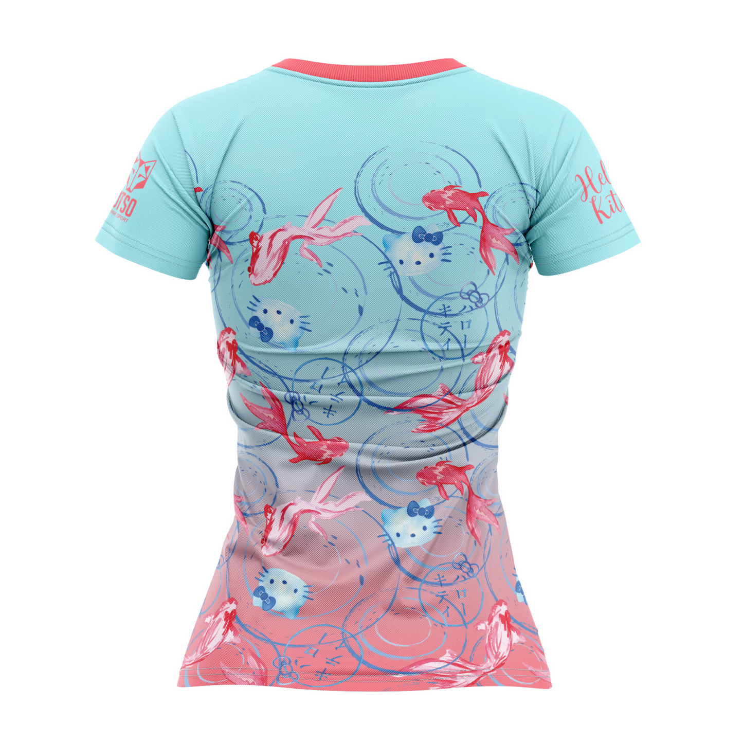 T-shirt a manica corta per ragazze e donne - Hello Kitty Wave