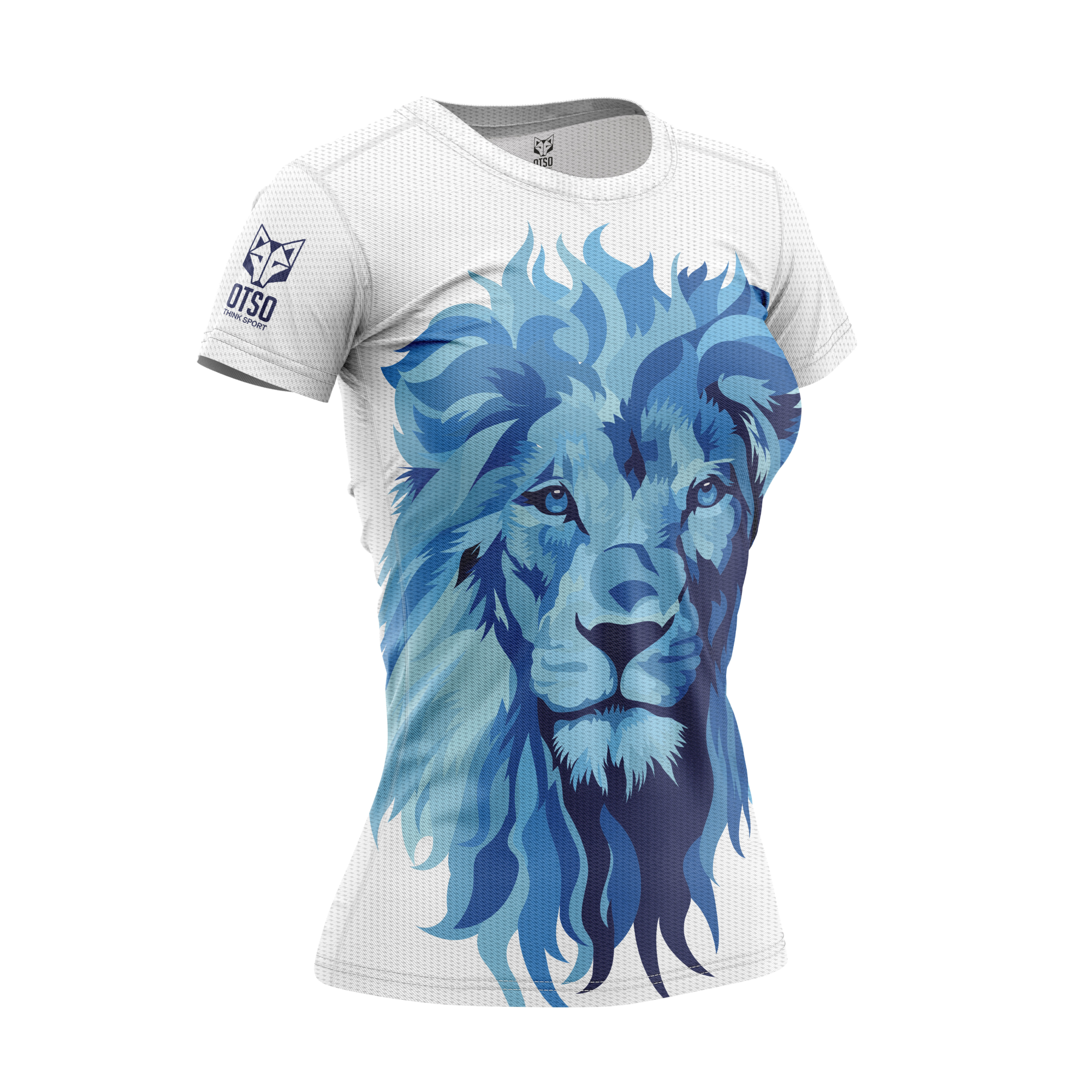 Camiseta manga corta mujer - Be A Lion Blue