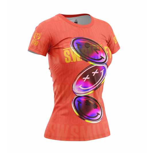 Camiseta manga corta mujer - S.W.Smiley Sensoral Shimmer (Outlet)