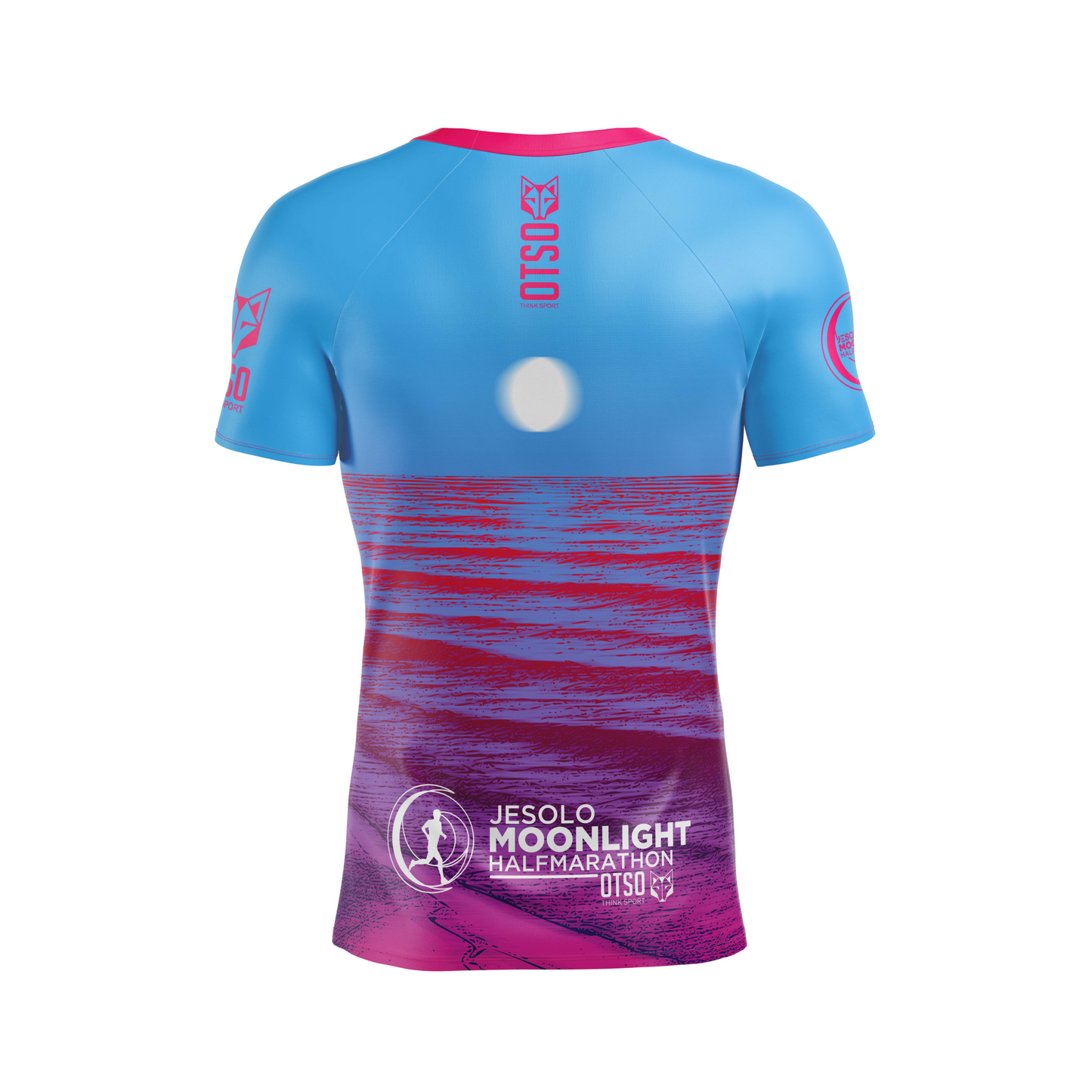 T-shirt a maniche corte da uomo - Jesolo MoonLight Pink (Outlet)