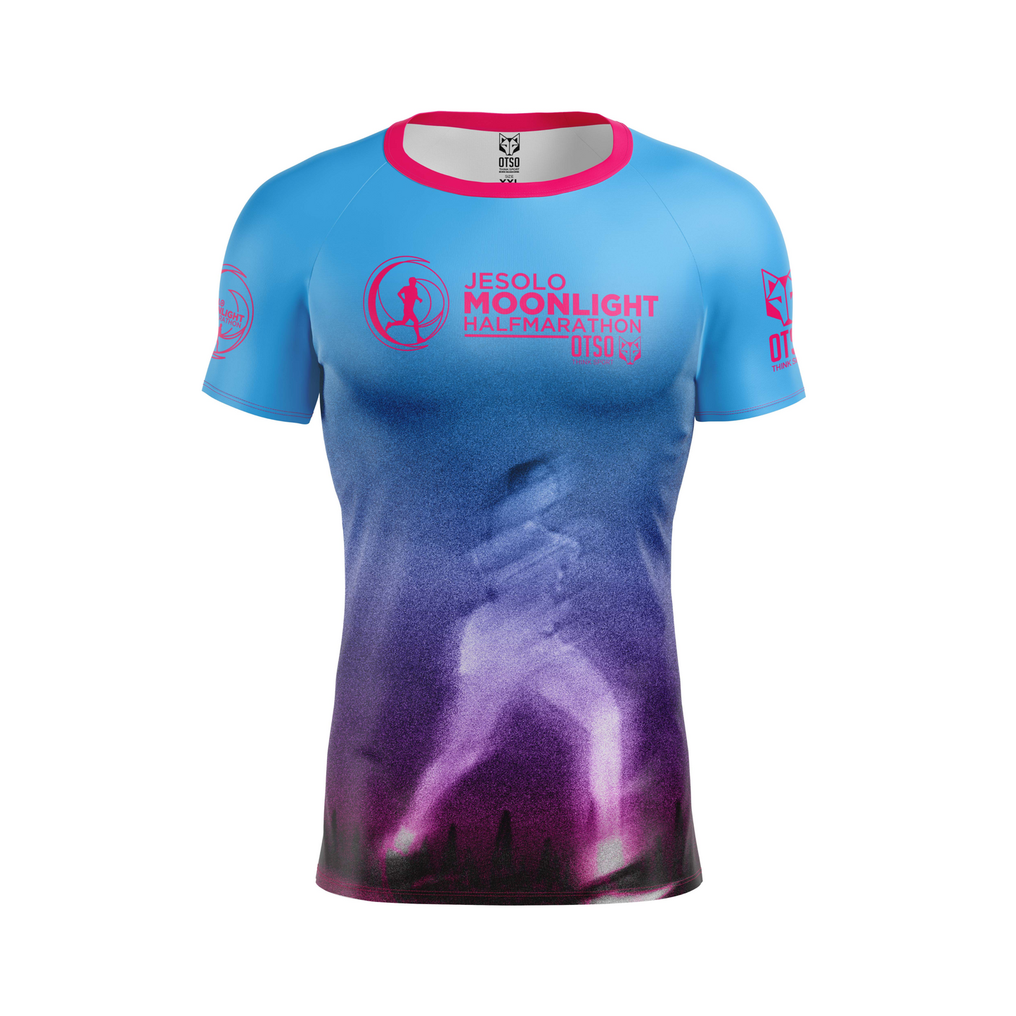 T-shirt a maniche corte da uomo - Jesolo MoonLight Pink (Outlet)