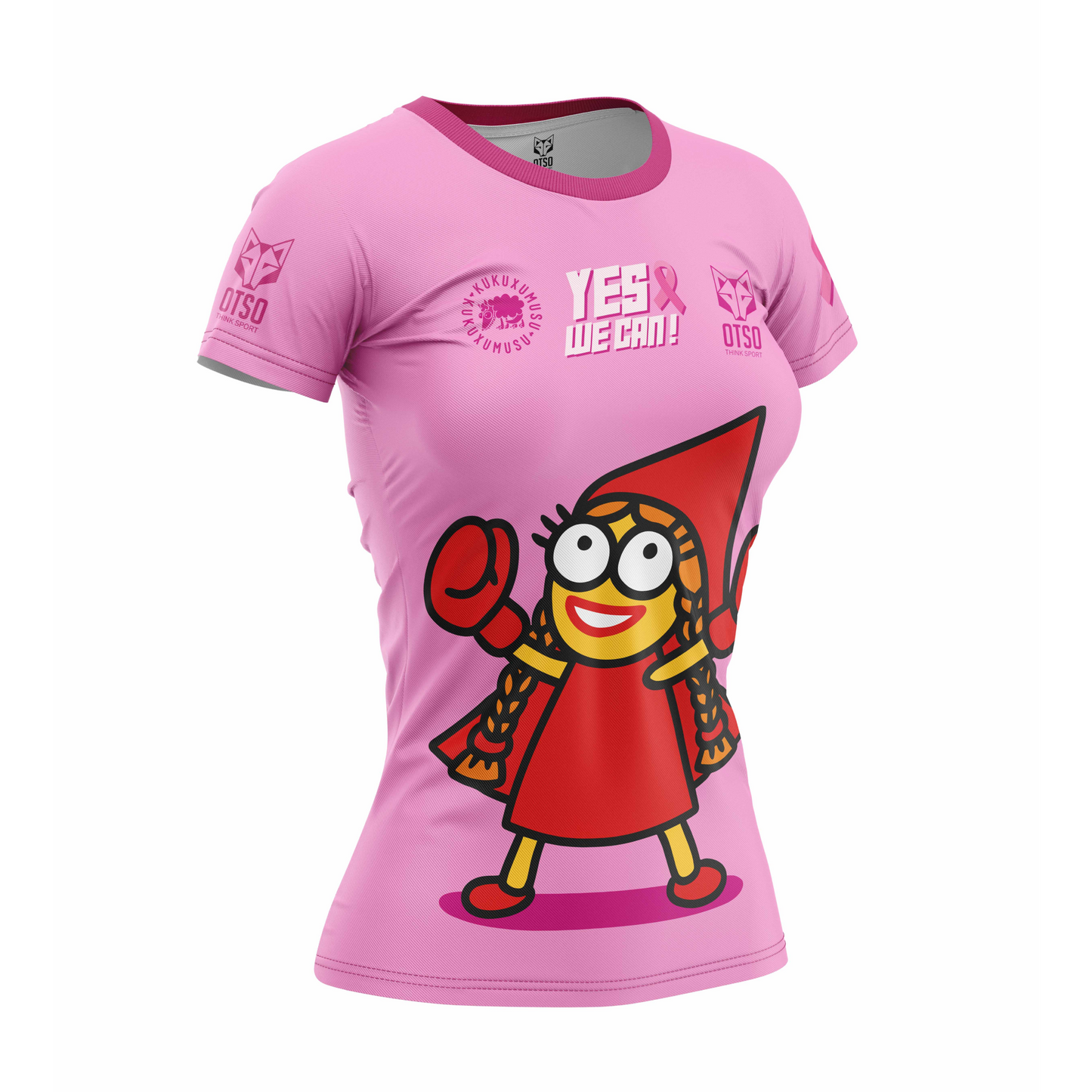 T-shirt manga curta mulher - Dia Mundial do Cancro da Mama 2025 (Outlet)