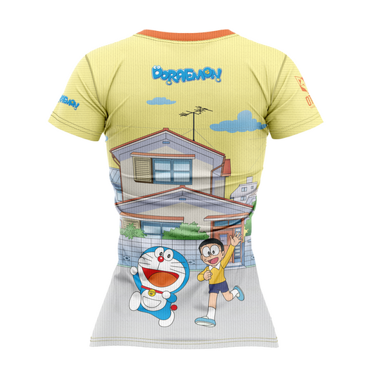 Camiseta manga corta mujer - Doraemon  Friends forever