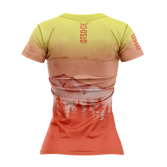 Camiseta manga corta mujer - Orange Forest