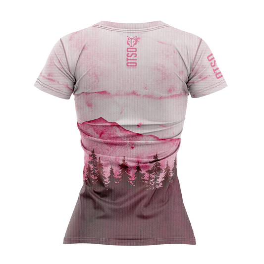 Camiseta manga corta mujer - Pink Forest