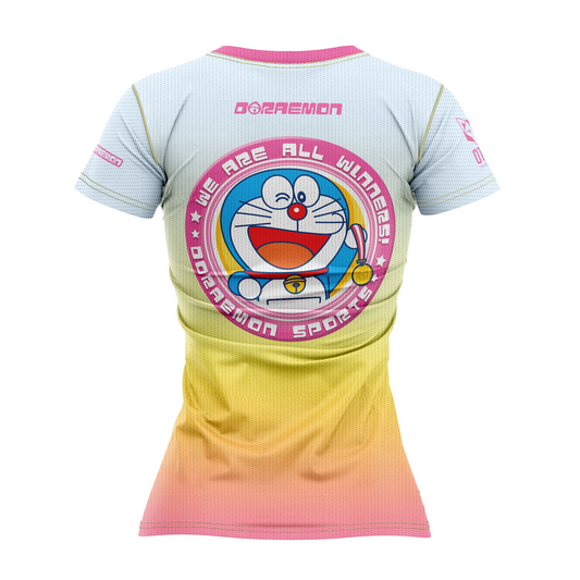 Camiseta manga corta mujer - Doraemon  We Are All Winners