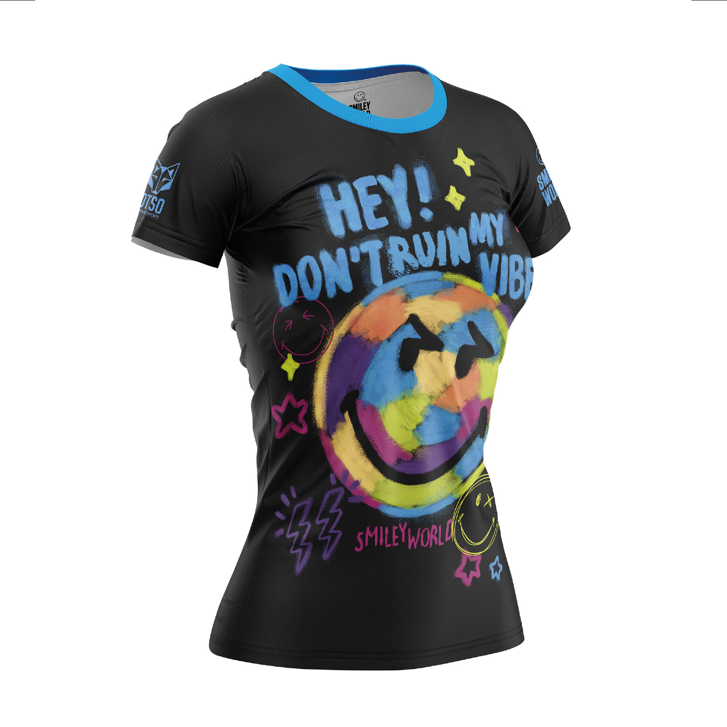 T-shirt manches courtes femme - S.W.Smiley Festival