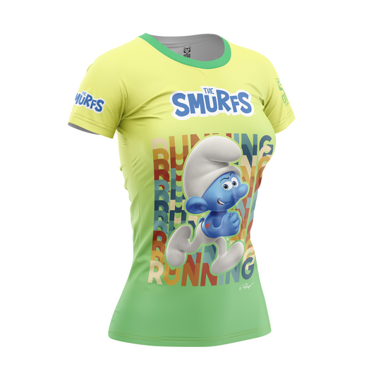 Camiseta manga corta mujer - Smurf Running