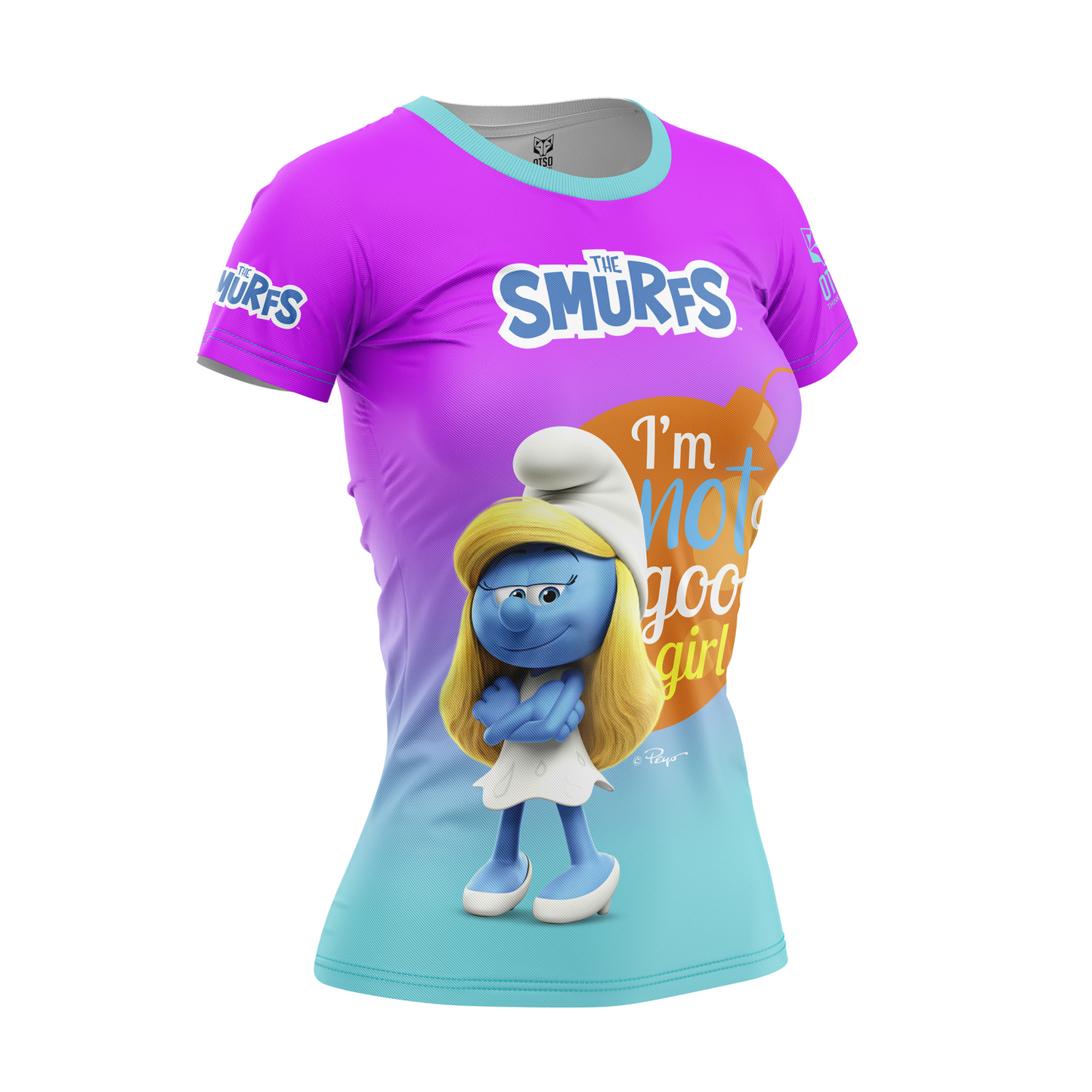 Camiseta manga corta mujer - Smurf Have Fun