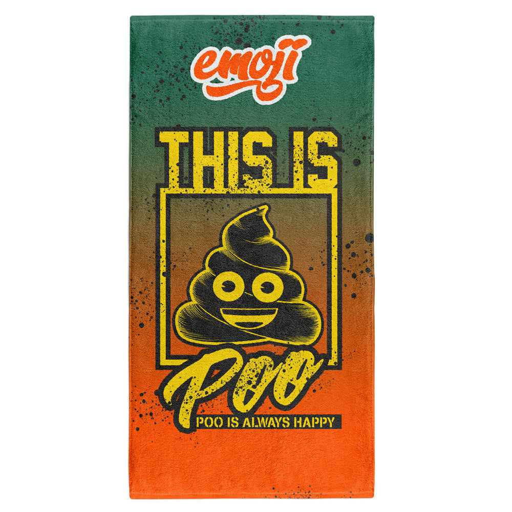 Microfiber Towel - Emoji Be like Poo (Outlet)