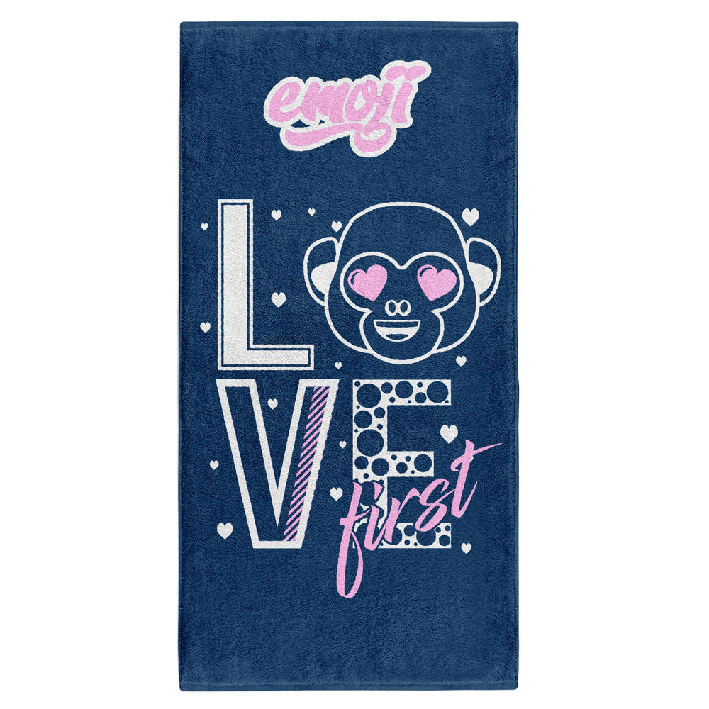 Serviette microfibre - Emoji Love First