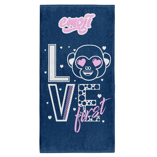 Asciugamano in microfibra - Emoji Love First