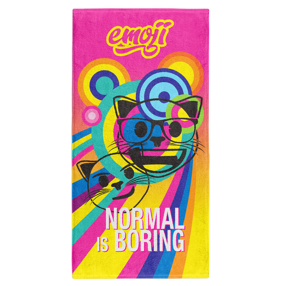 Tovallola de microfibra - Emoji Normal Is Boring