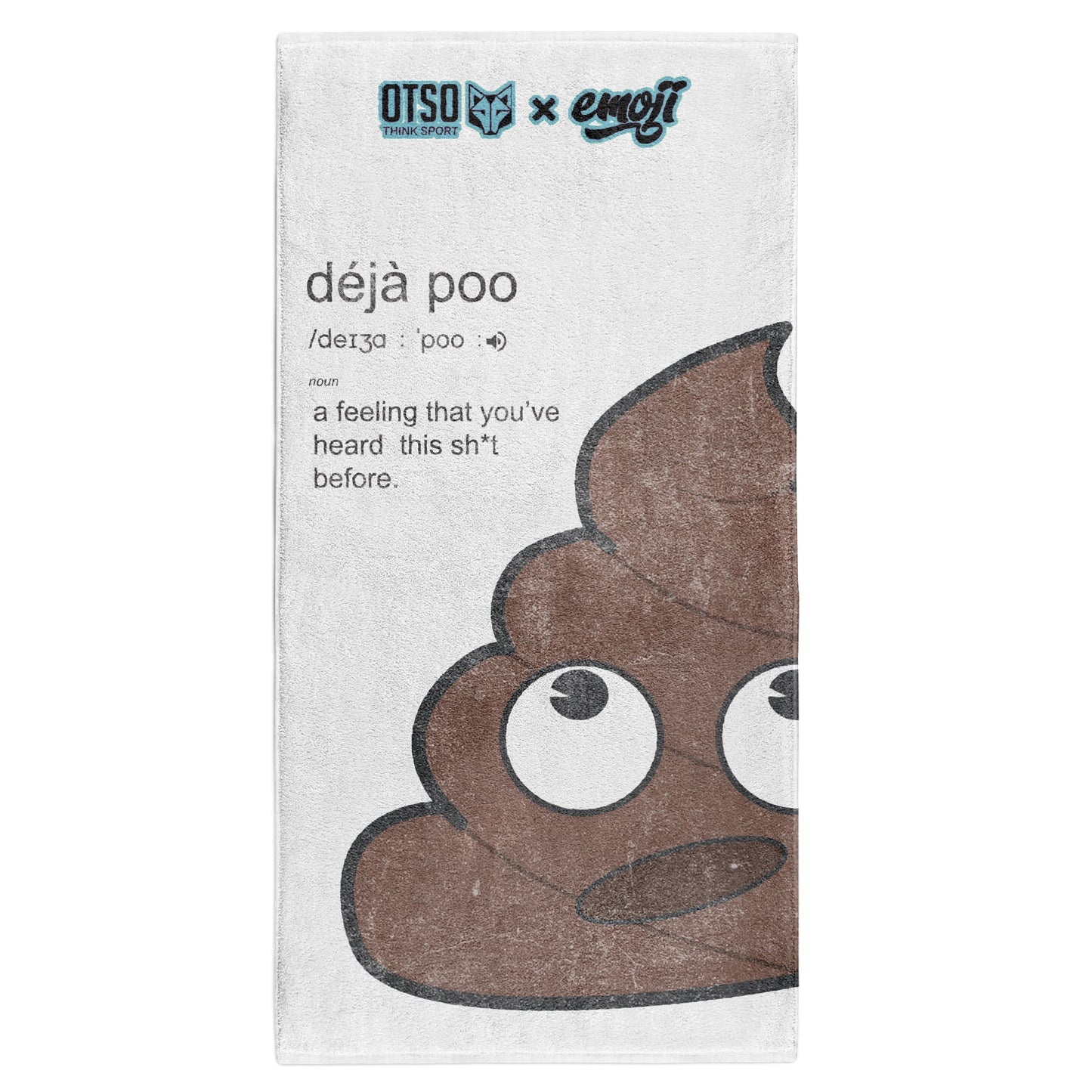 Asciugamano in microfibra - Emoji Deja Poo