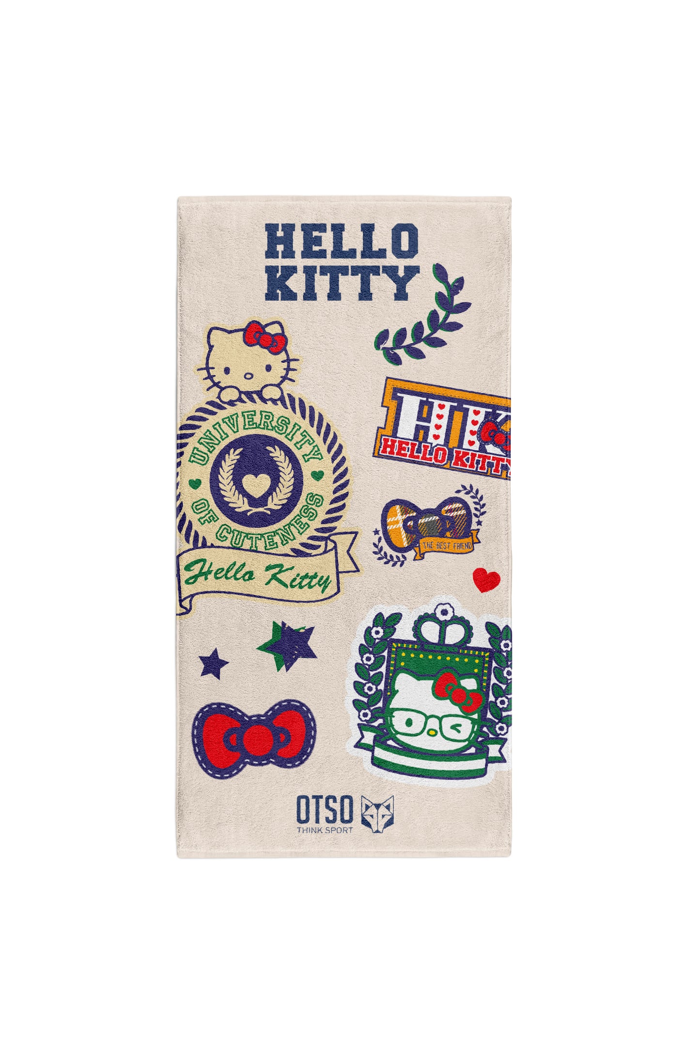 Serviette en microfibre - Hello Kitty Cheerleading
