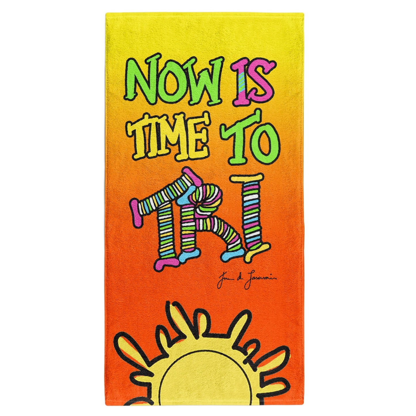 Microfiber Towel - Time To Tri Women's Bike