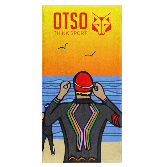Asciugamano in microfibra - Time To Tri Swim da uomo