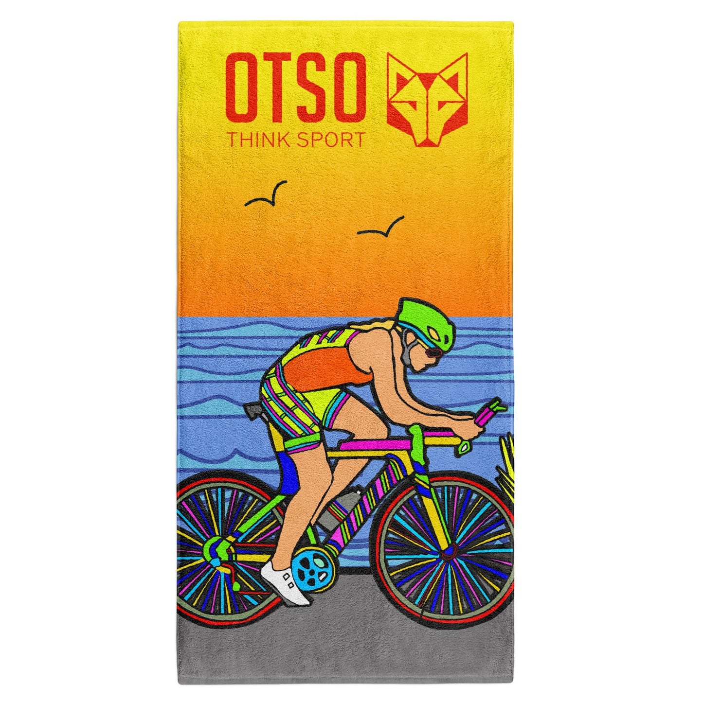 Microfiber Towel - Time To Tri Women's Bike