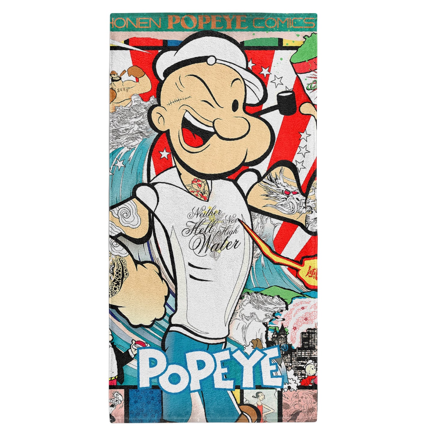 Microfiber Towel - Popeye Art Show