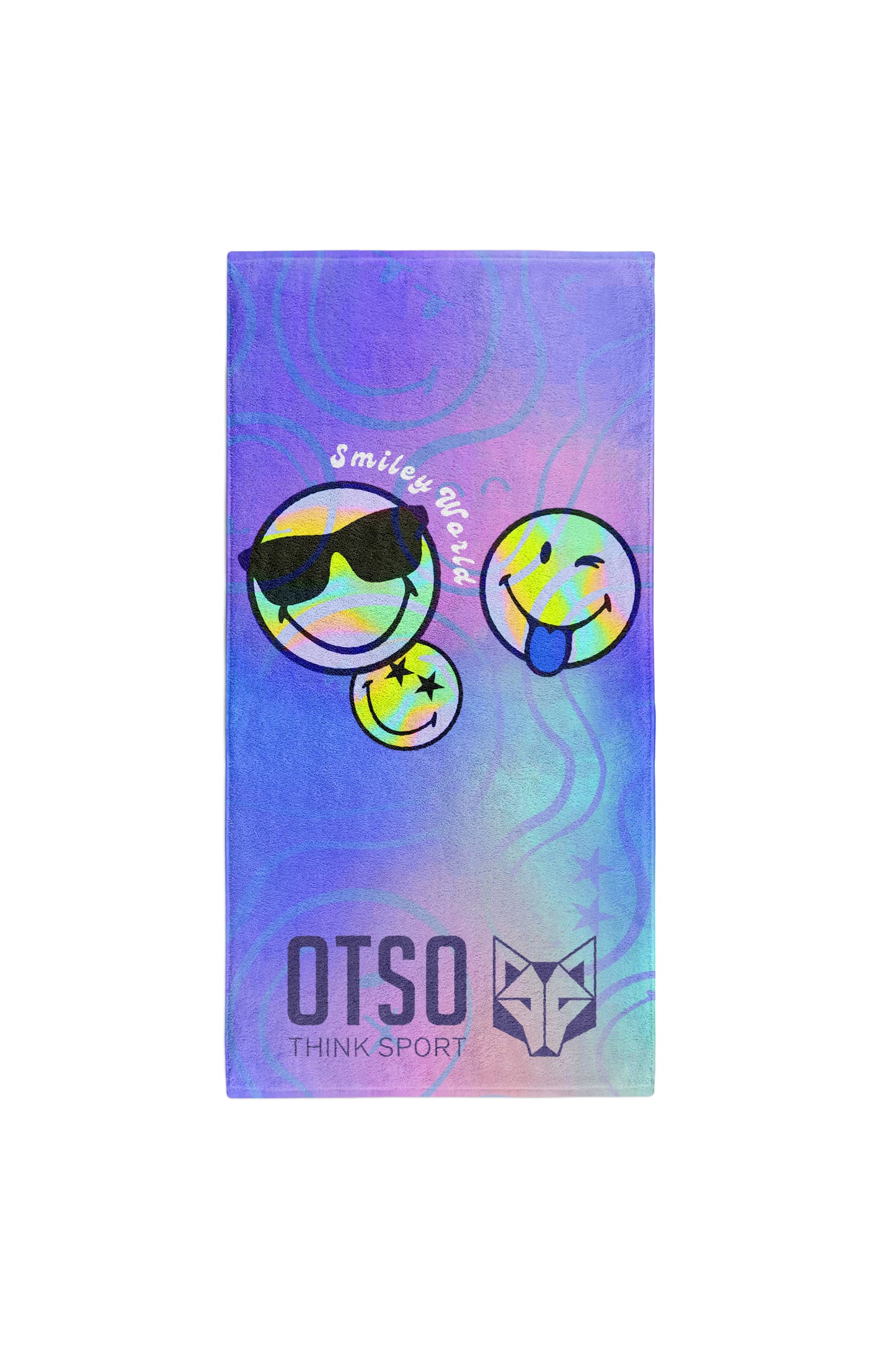 Microfiber towel - S.W.Smiley World Vibes