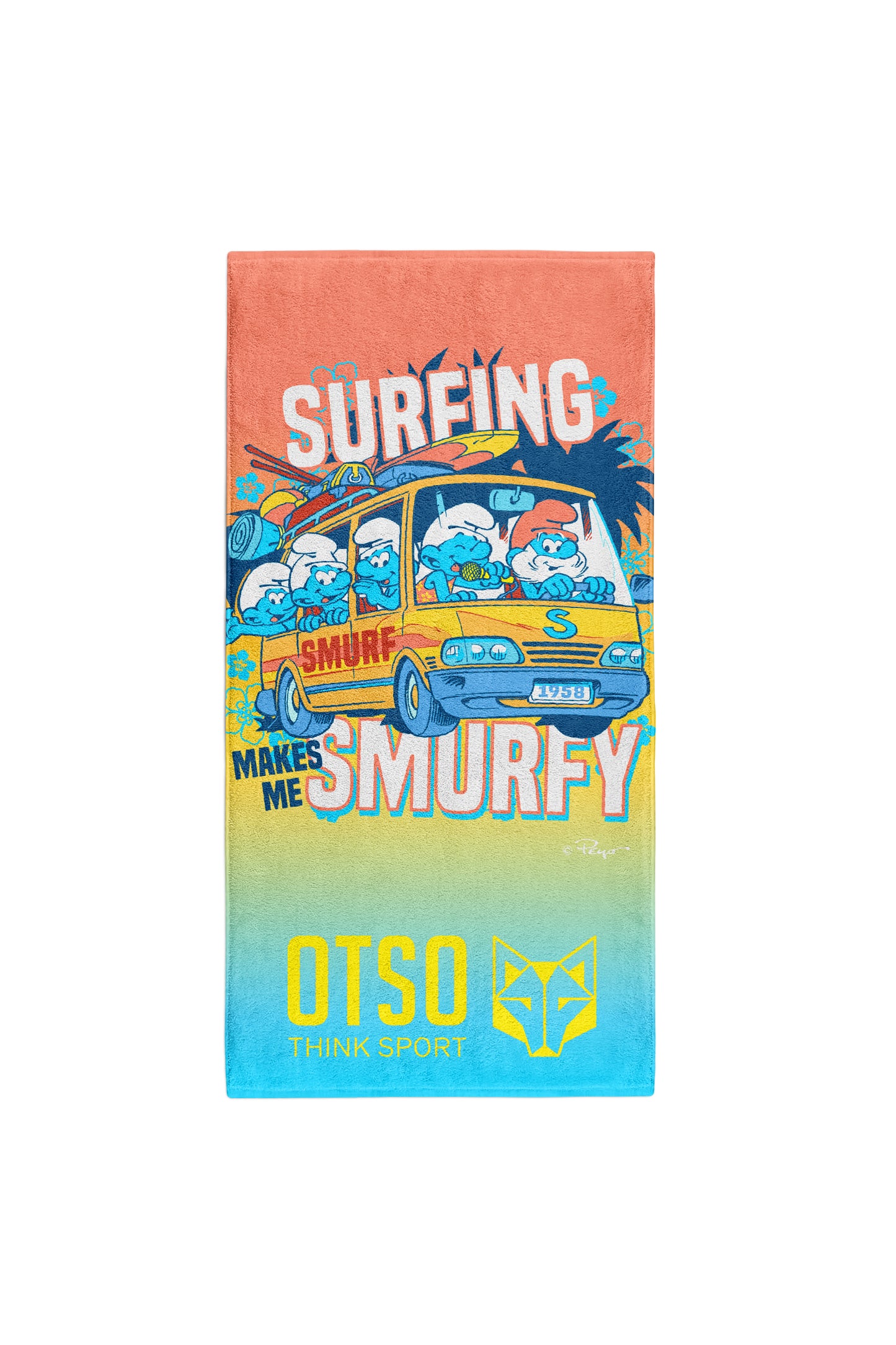 Asciugamano in microfibra - Smurf Smurfing