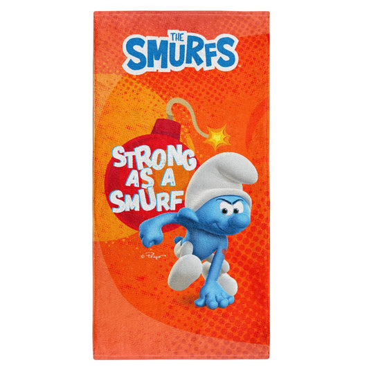 Asciugamano in microfibra - Smurf Strong