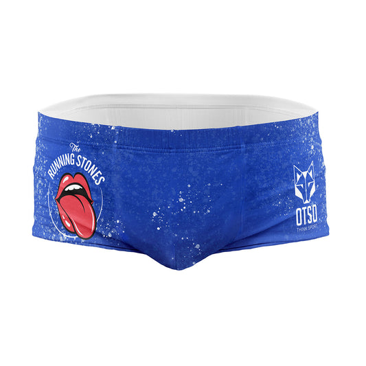 Men's trunk swimsuit - Running Stones Blue