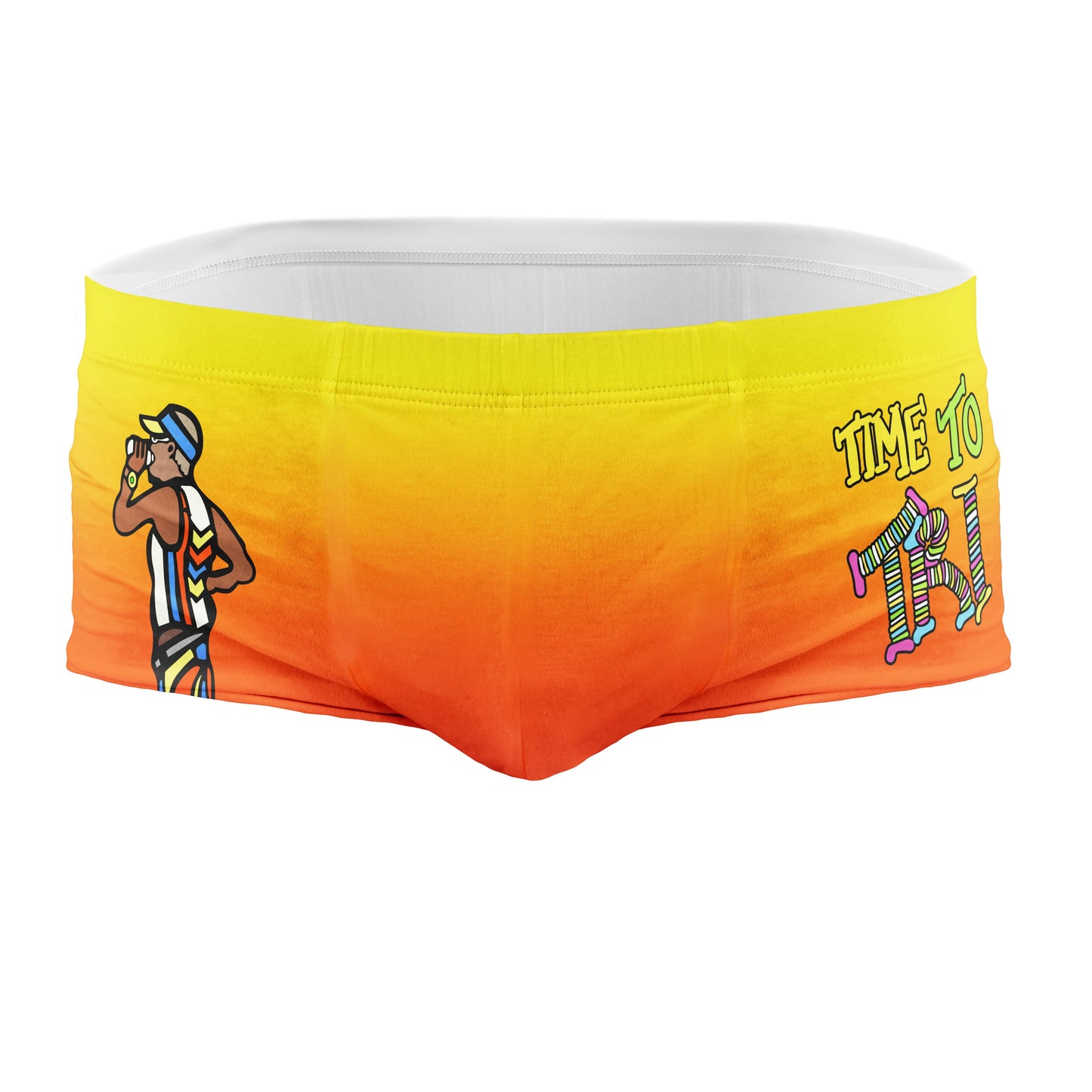 Maillot de bain trunk homme - Time to tri Run
