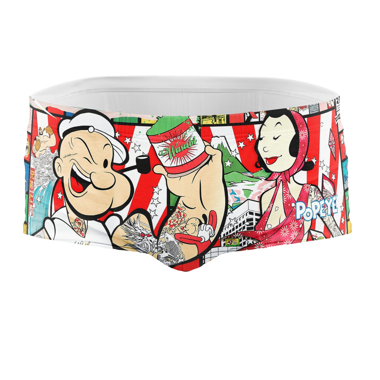 Men's trunk swimsuit - Popeye Art Show