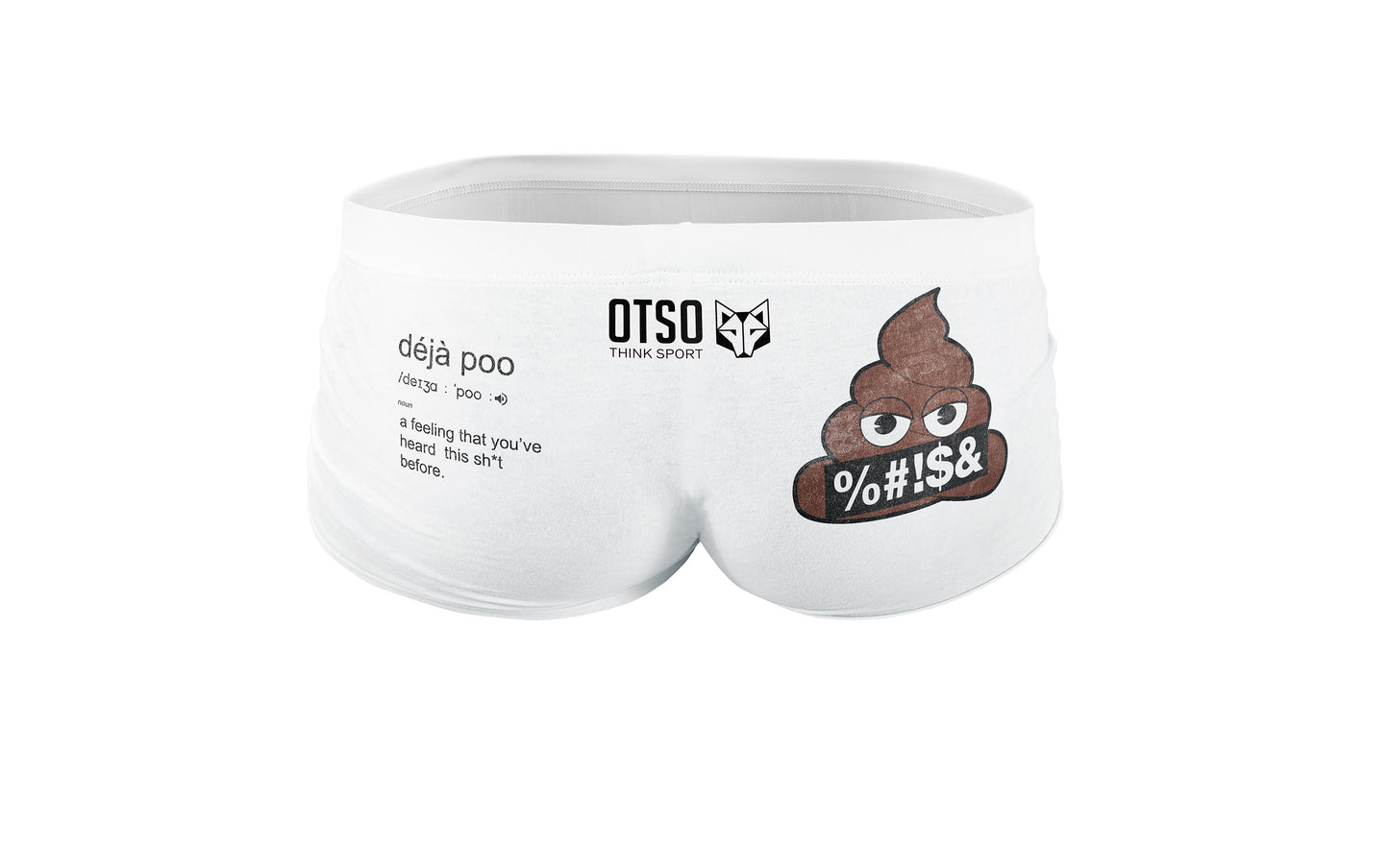 Men's trunk swimsuit - Emoji Poop