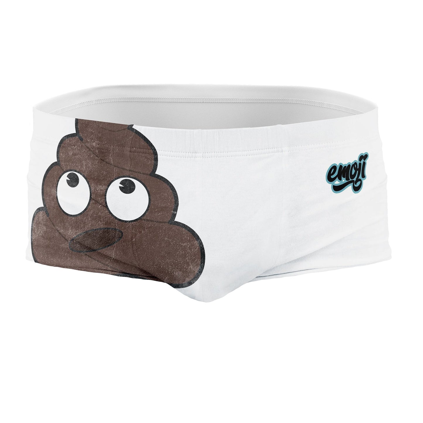 Men's trunk swimsuit - Emoji Poop