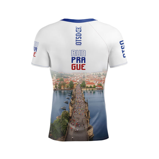 T-shirt manica corta da uomo - Run Prague 2025 (Outlet)