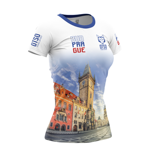 T-shirt manica corta donna - Run Prague 2025 (Outlet)