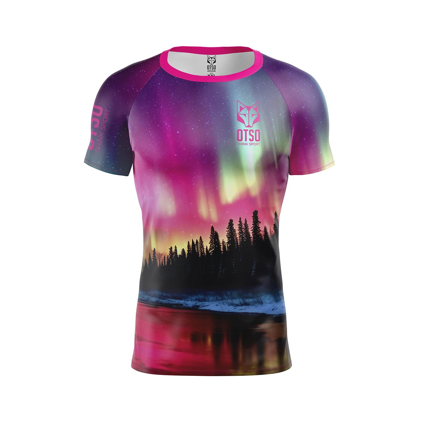 T-shirt a maniche corte da uomo - Auroras Boreales