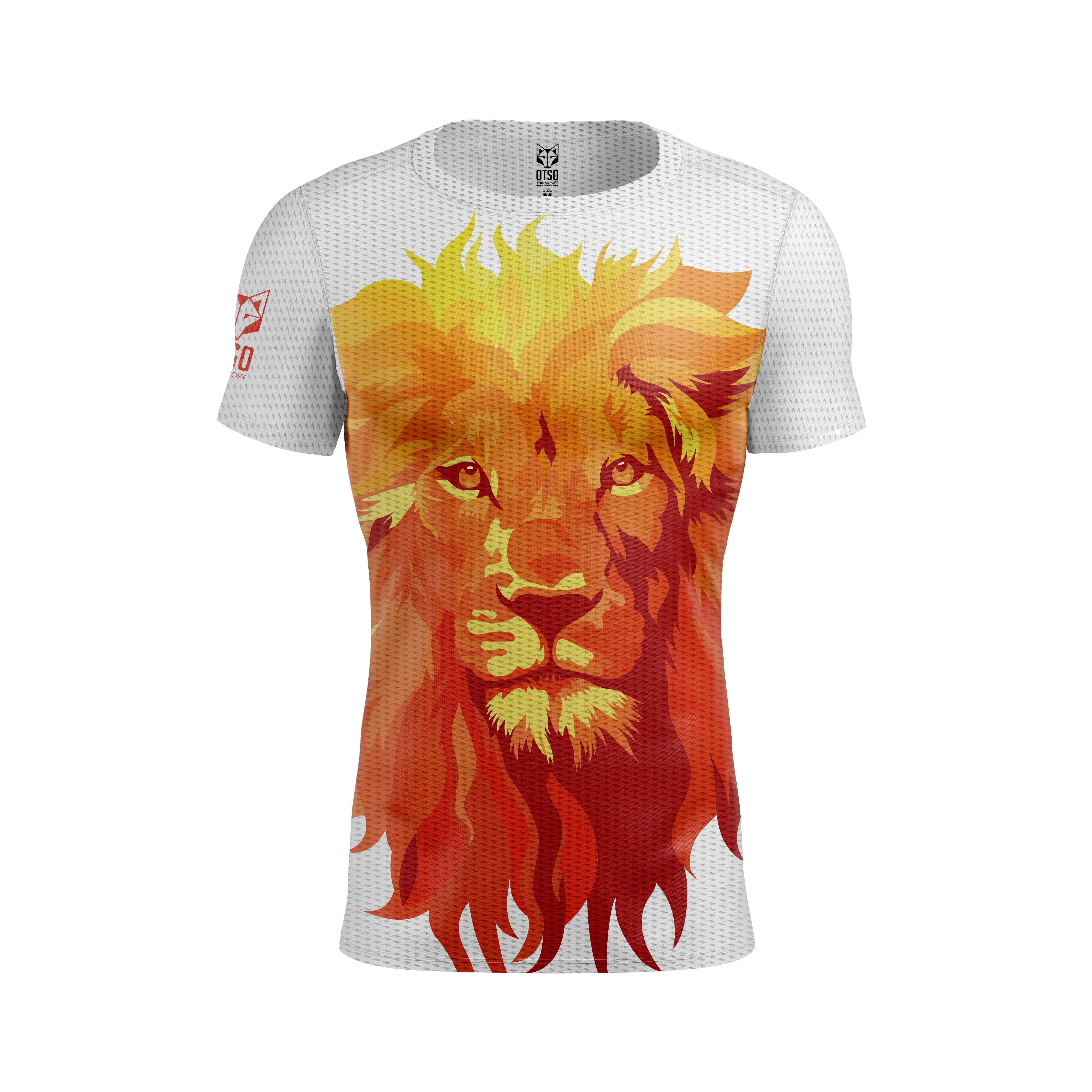 Camiseta manga corta hombre - Be A Lion Orange