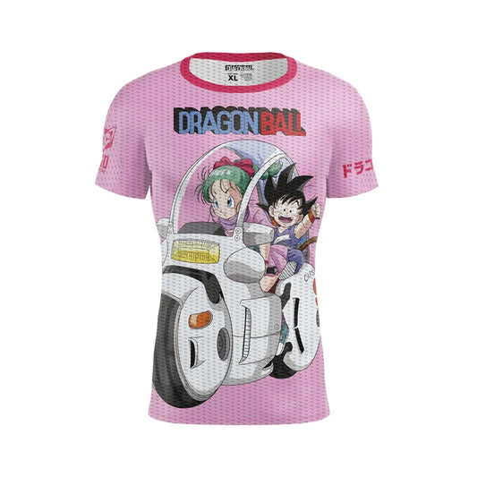 Camiseta masculina de manga curta - Dragon Ball Bulma