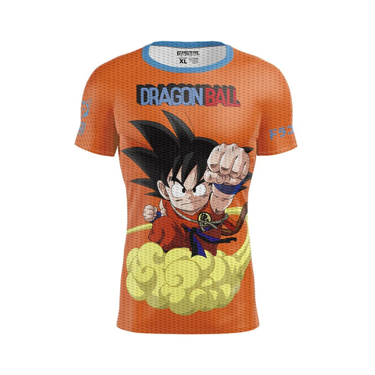 Camiseta masculina de manga curta - Dragon Ball Kintoun