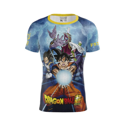 Camiseta masculina de manga curta - Dragon Ball Super Goku Vegeta