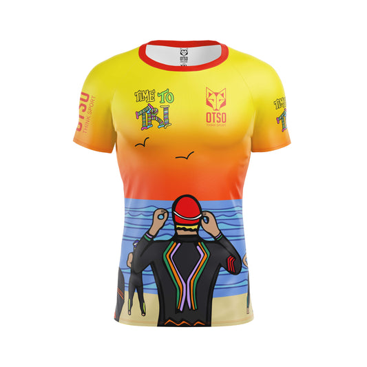 T-shirt a maniche corte da uomo - Time to Tri Swim