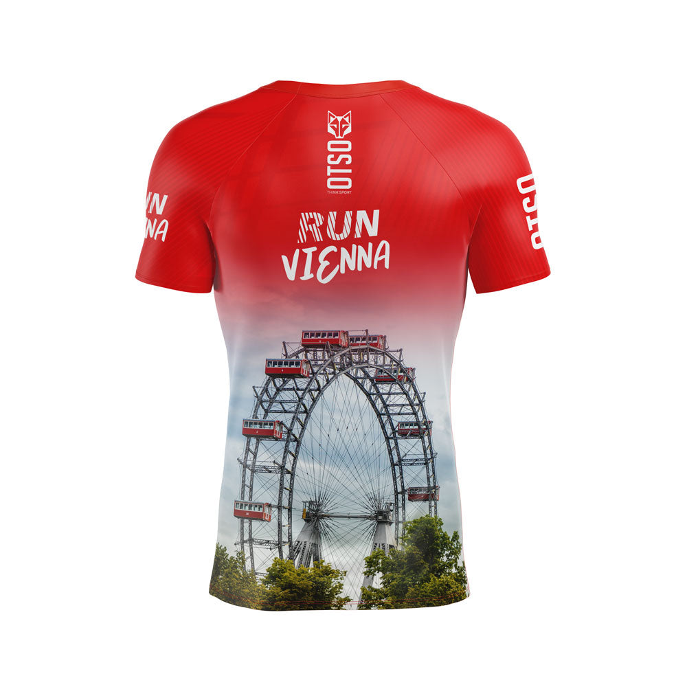 T-shirt manches courtes homme - Run Vienna 2025 (Outlet)