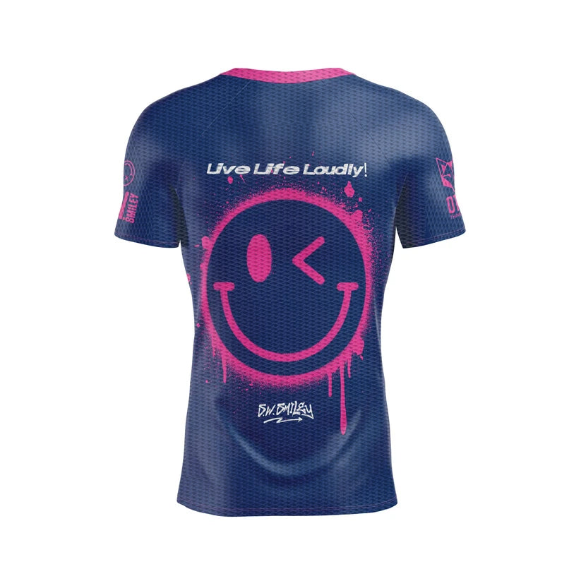 Men's short sleeve t-shirt - S.W.Smiley Graffiti