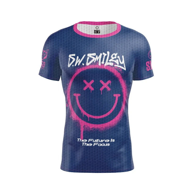Men's short sleeve t-shirt - S.W.Smiley Graffiti