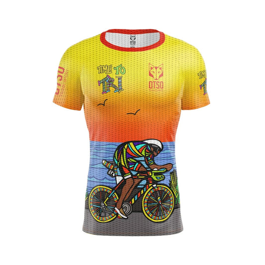 T-shirt manches courtes homme - Time to Tri Bike