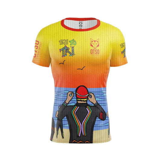 T-shirt manches courtes homme - Time to Tri Swim