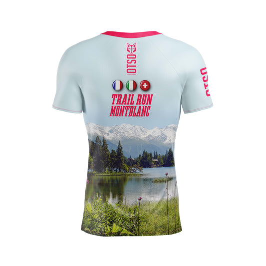 T-shirt a manica corta da uomo - Trail Run Montblanc 2025 (Outlet)