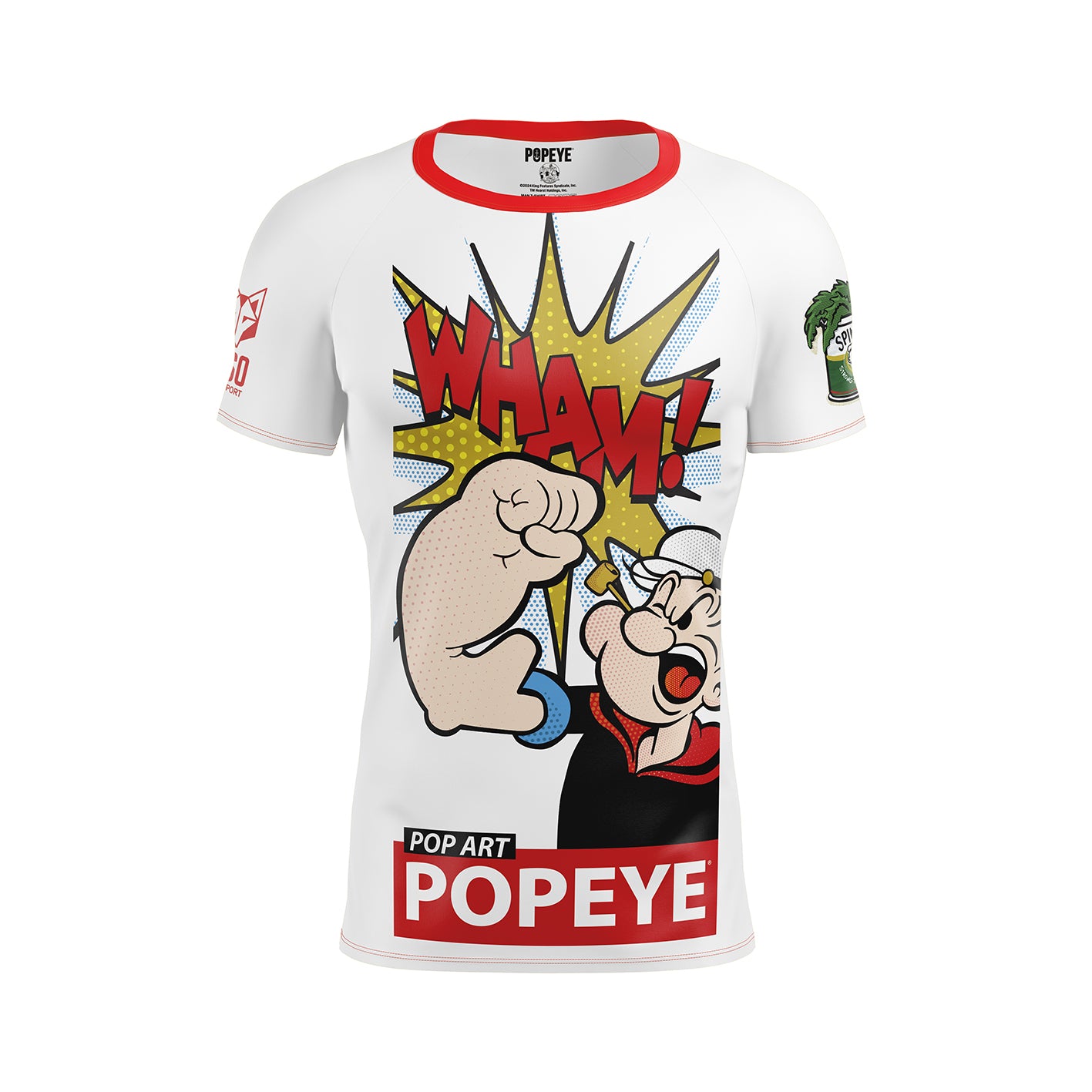 Short Sleeve T-Shirt for Men - Popeye Pop Art