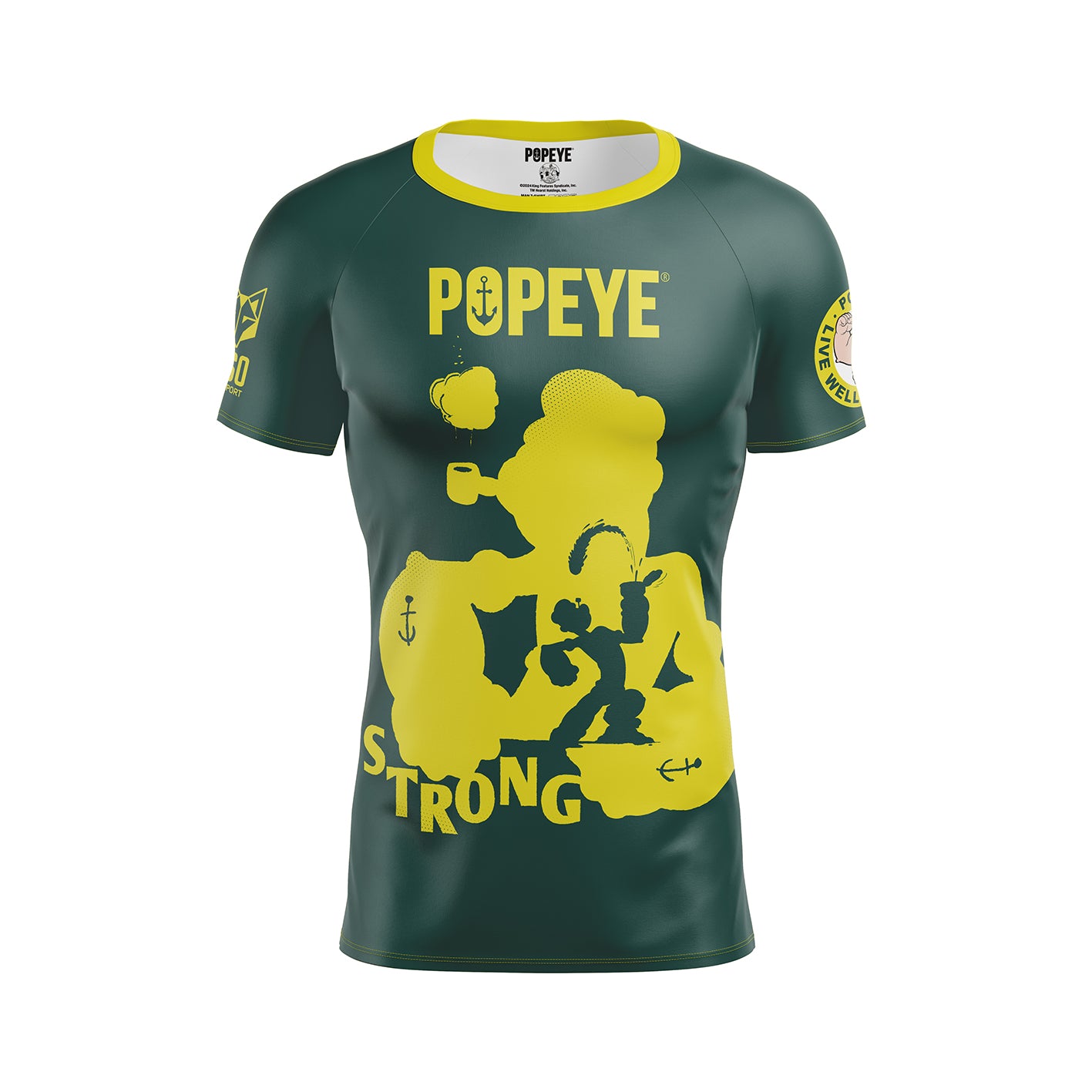 Short sleeve t-shirt for men - Popeye Strong