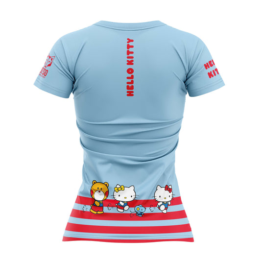 Samarreta màniga curta nena i dona - Hello Kitty Stripes (Outlet)